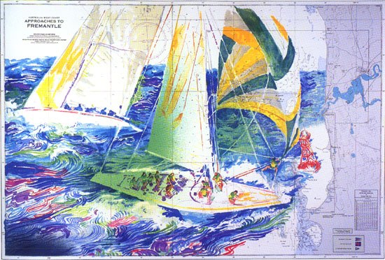 Leroy Neiman America's Cup Australia
